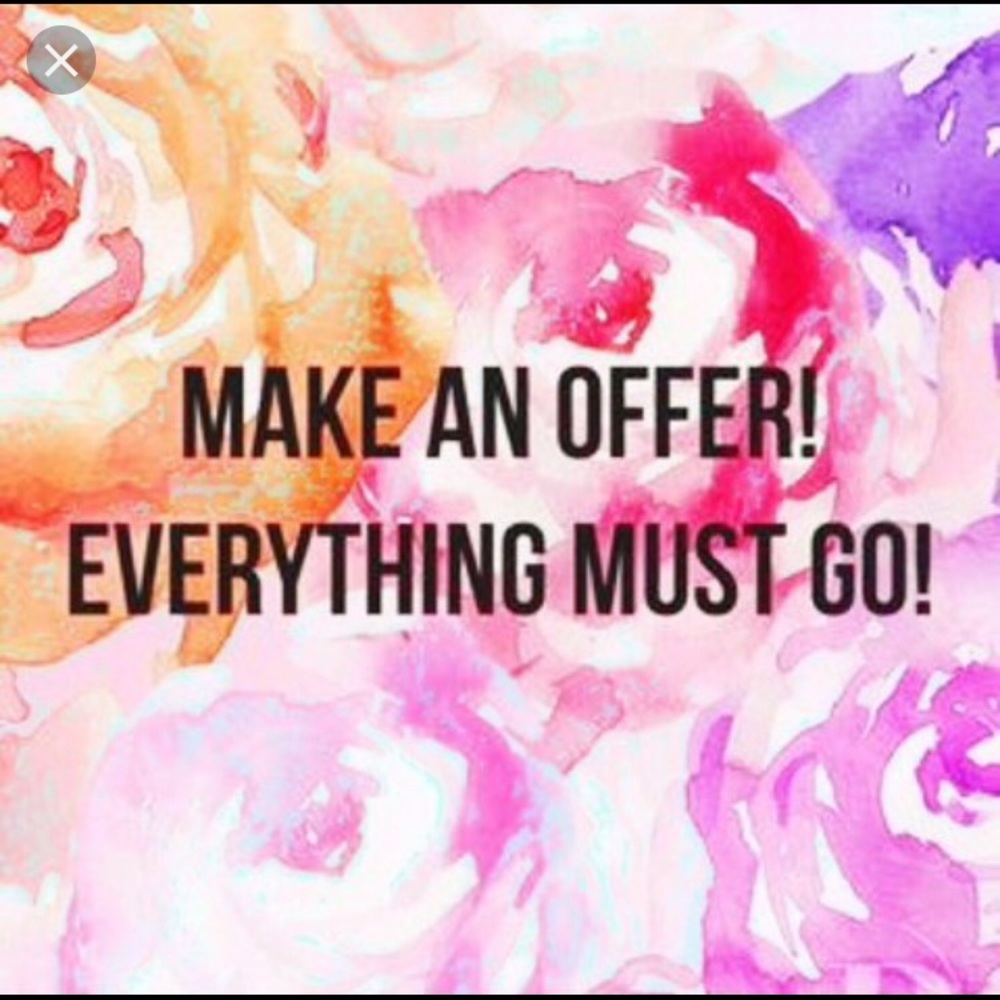 Make me an offer on anything!!